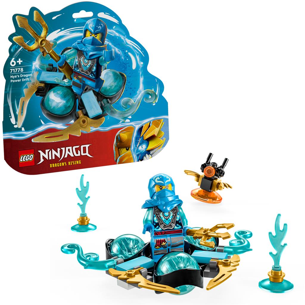 LEGO Ninjago 71778 - Impulso Spinjitzu, Poder de Dragão da Nya