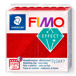 FIMO Effect 57g - 202 Vermelho Brilhante