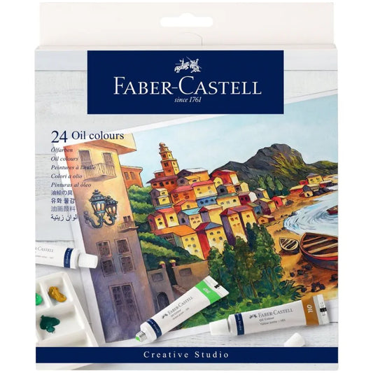 24 Tintas a Óleo - Faber-Castell