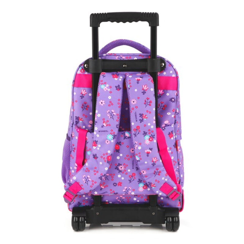 Mochila Escolar com Trolley - Spring Vibes