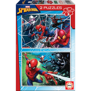 Puzzles 2x100 Peças - Spider-Man