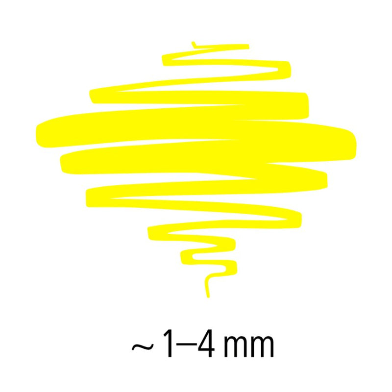 4 Sublinhadores Triangulares Staedtler