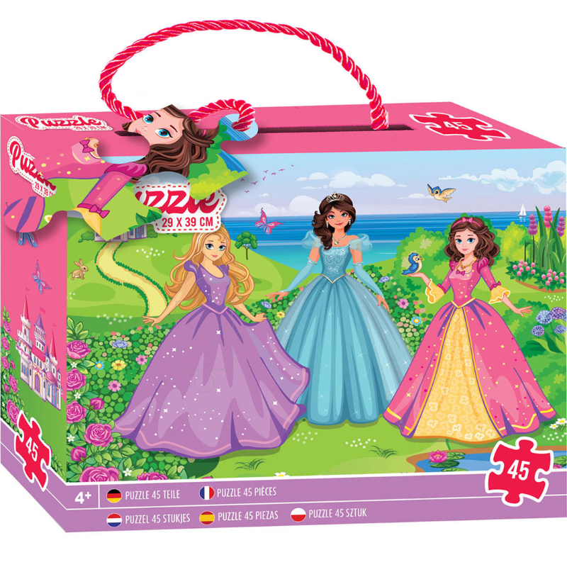 Puzzle 45 Peças - Princesas