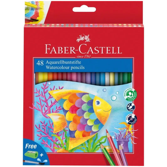 48 Lápis de Cor Aguareláveis - Faber-Castell