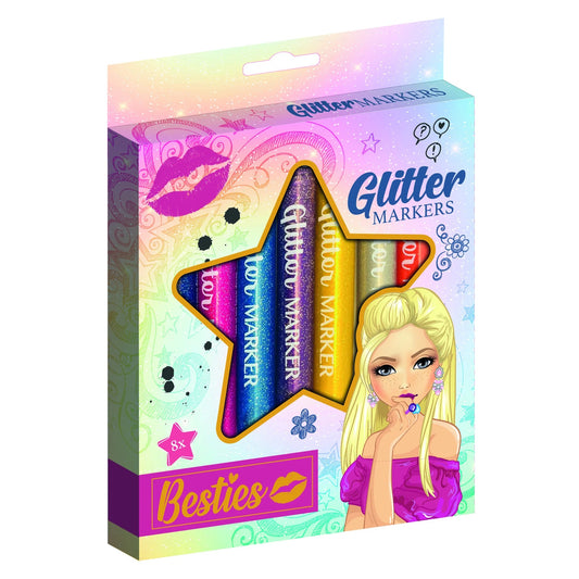 Marcadores Glitter Besties