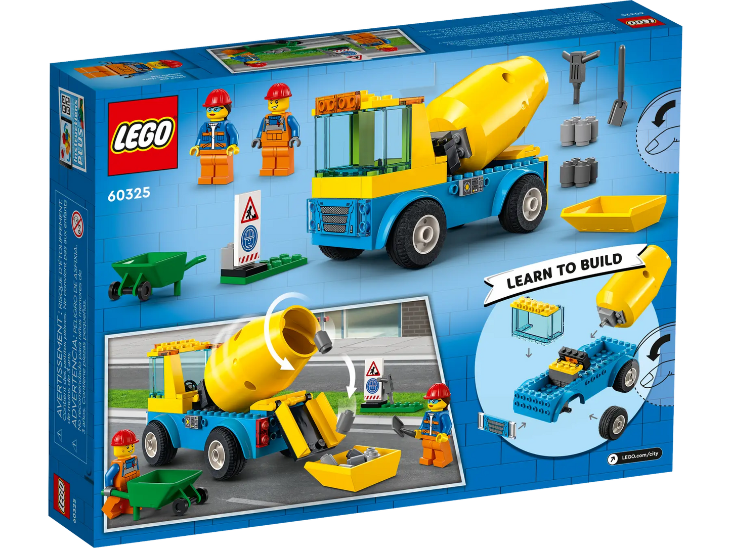 LEGO City 60325 Camião Betoneira