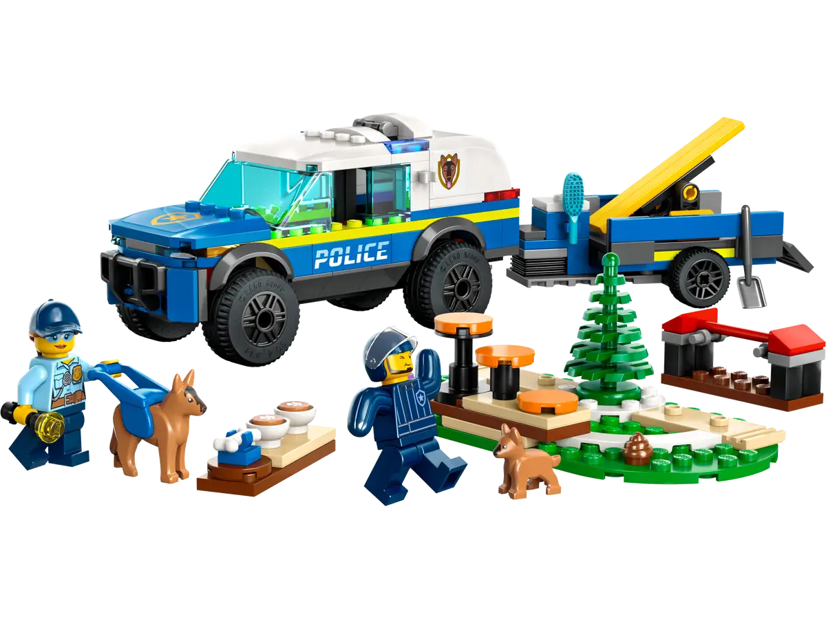 LEGO City 60369 - Treino de Cão-Polícia Móvel