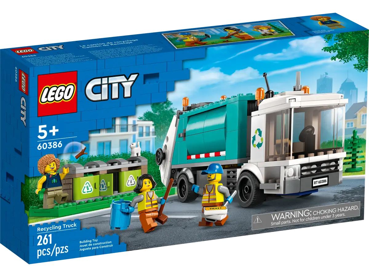 LEGO City 60386 -  O Camião da Reciclagem