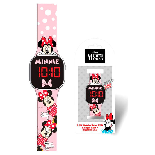 Minnie Mouse - Relógio LED Minnie ㅤ