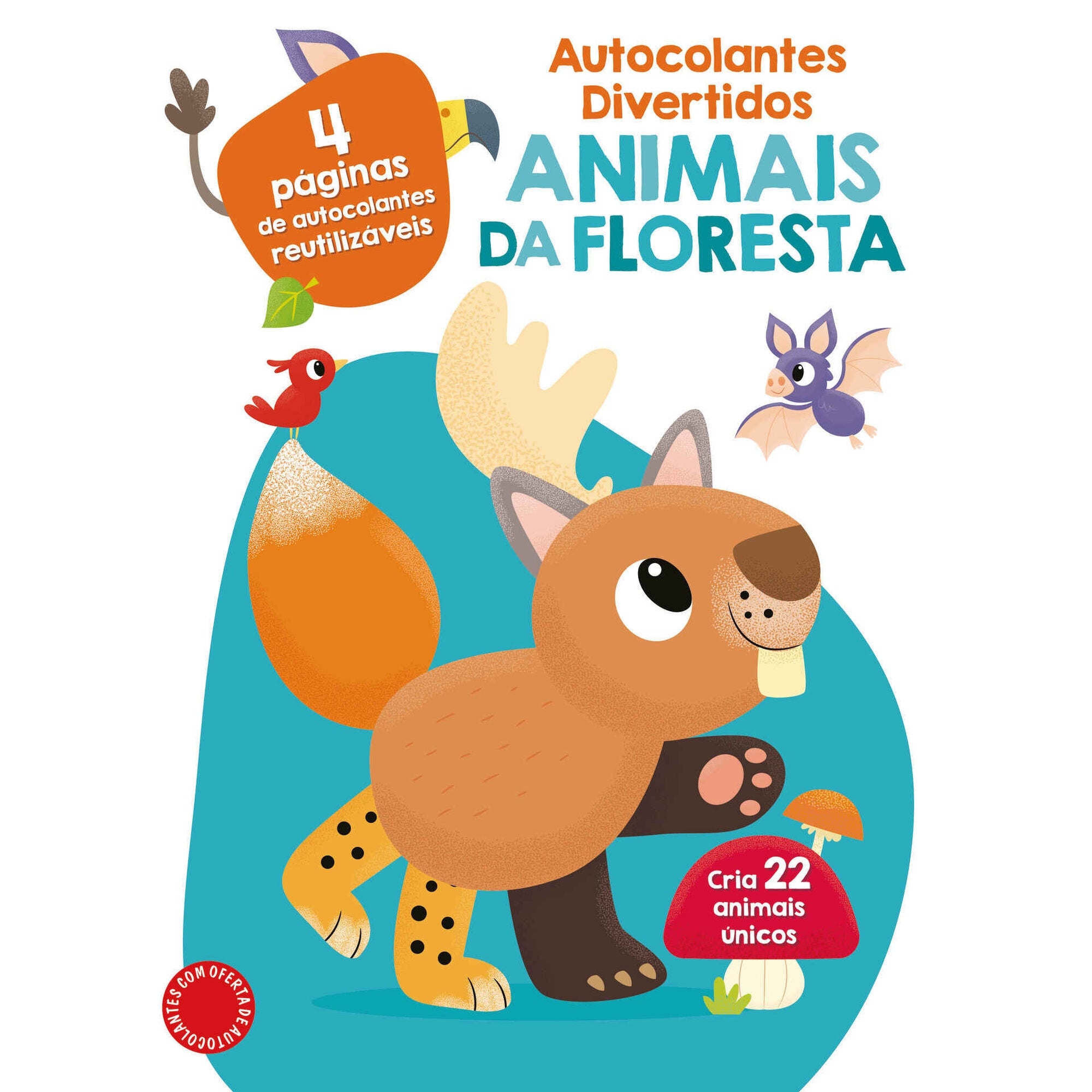 Autocolantes para criança - Animais da floresta