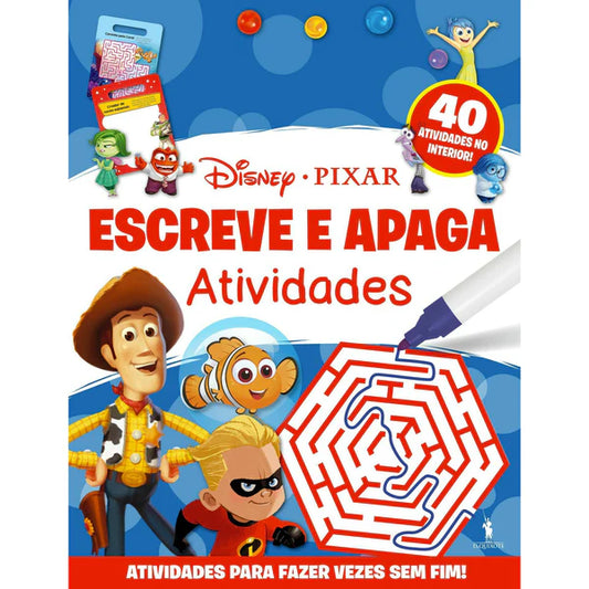 Disney Pixar: Escreve e Apaga - Atividades