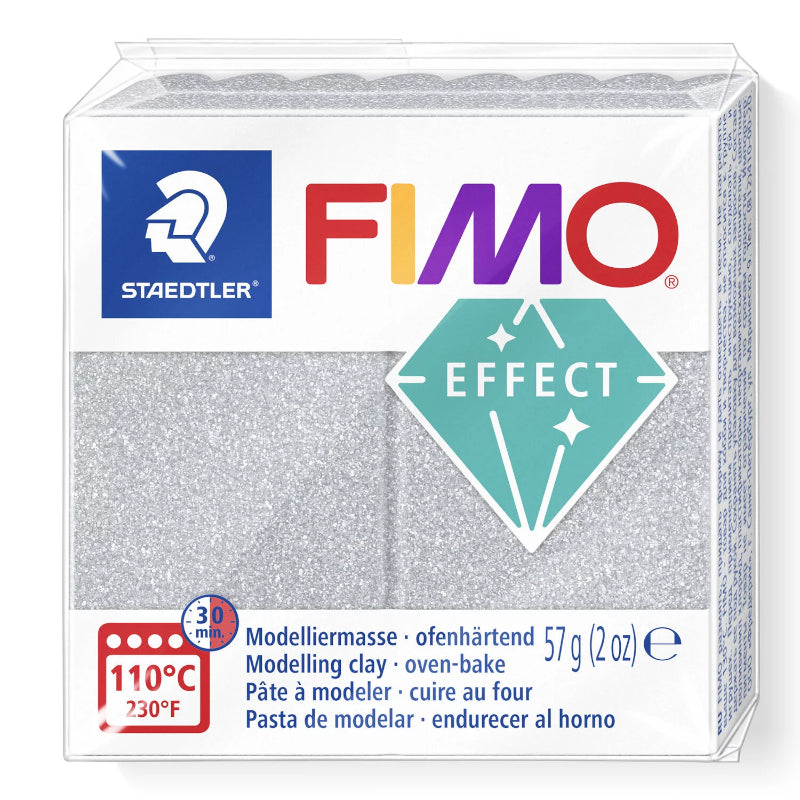 FIMO Effect 57g - 812 Prata Brilhante