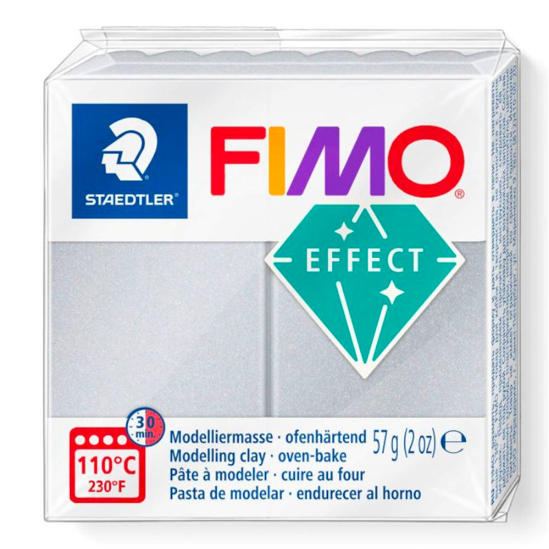 FIMO Effect 57g - 817 Pérola Prata Clara