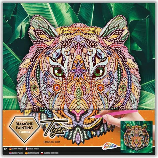 Pinta com os Diamantes – Tigre 30x30cm