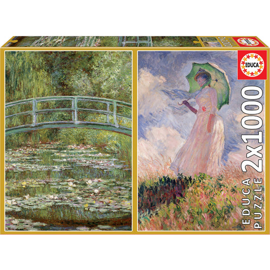 Puzzles 2 x 1000 Peças - Claude Monet