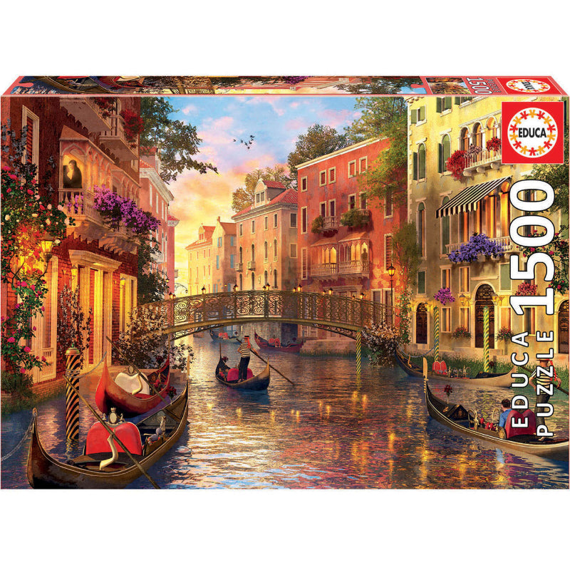 Puzzle 1500 Peças - Veneza ao Fim do Dia