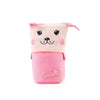 Bolsa Vertical Dog Person Pink Furry - 19cm