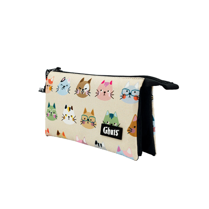 Estojo Triplo Ghuts - Meow Mix