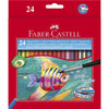 24 Lápis De Cor Aguarela Faber-Castell