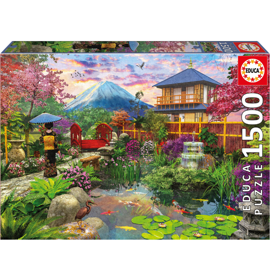 Puzzle 1500 Peças - Jardim Japonês