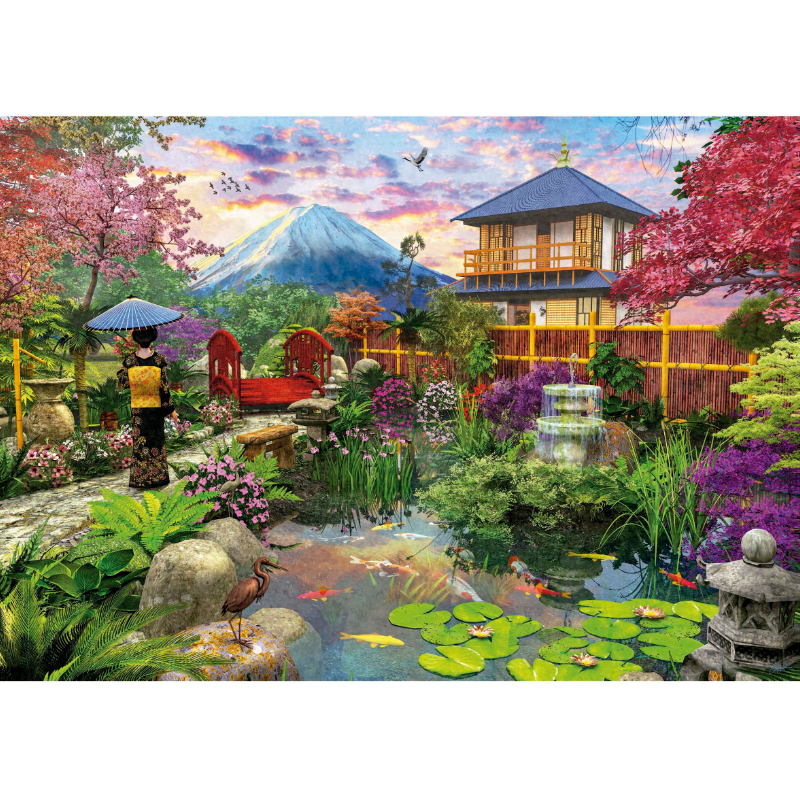 Puzzle 1500 Peças - Jardim Japonês