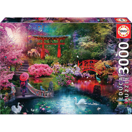 Puzzle 3000 Peças - Jardim Japonês