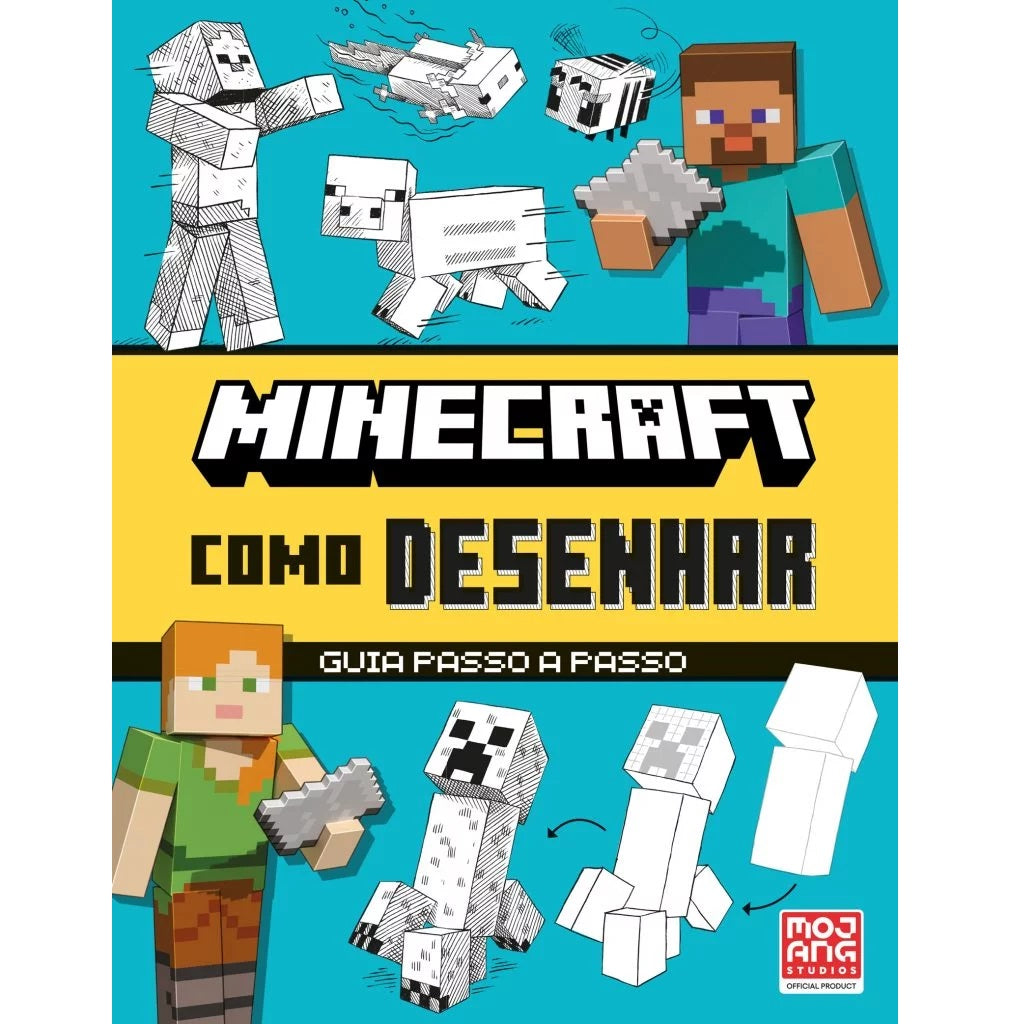 Minecraft - Como Desenhar – Papelaria Fonsecas
