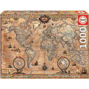 Puzzle 1000 Peças - Mapa Mundo