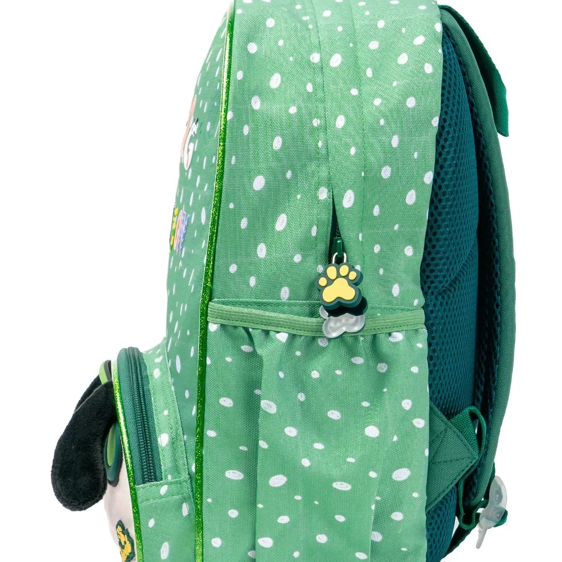 Mochila Infantil Dog Person Green Furry