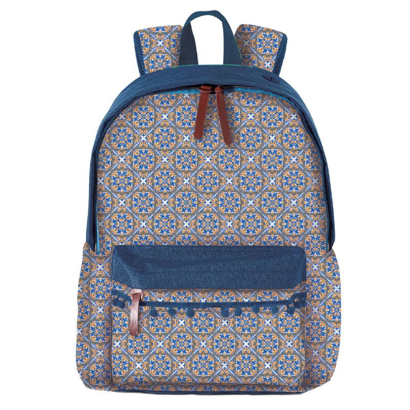 Mochila Escolar - Ambar Lusa Azulejos