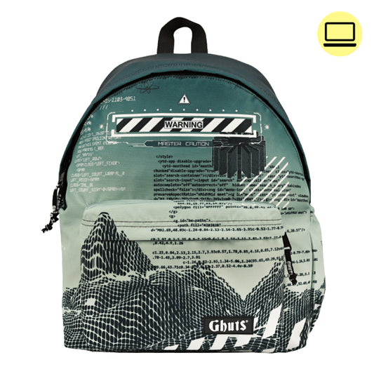 Mochila Clássica PC Ghuts - Cyber Mountains