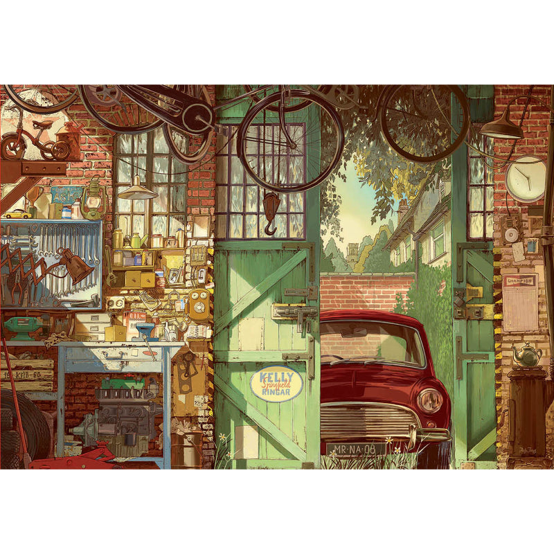 Puzzle 1500 Peças - Old Garage Arly Jones
