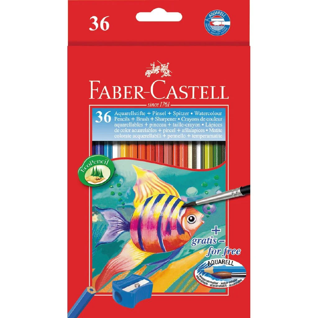 36 Lápis De Cor Faber-Castell Watercolour