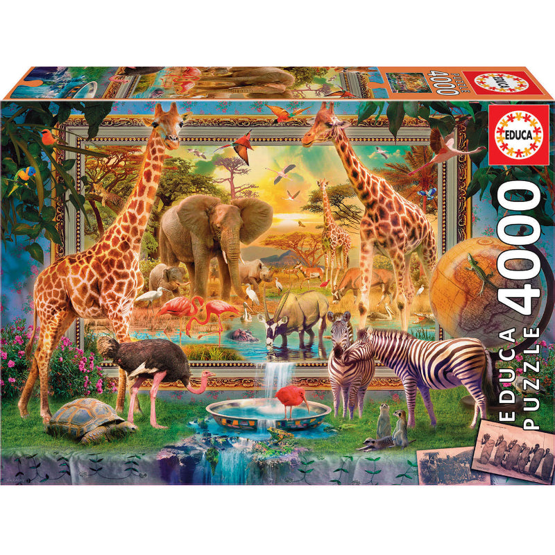 Puzzle 4000 Peças - Regressando da Savana