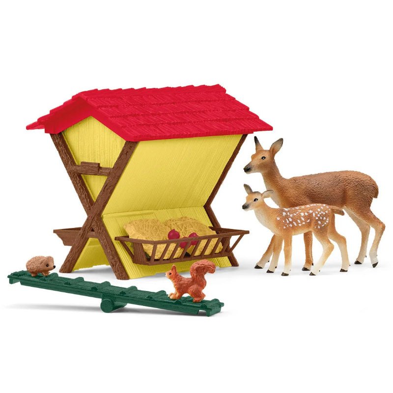 Schleich - Alimentar dos Animais da Floresta