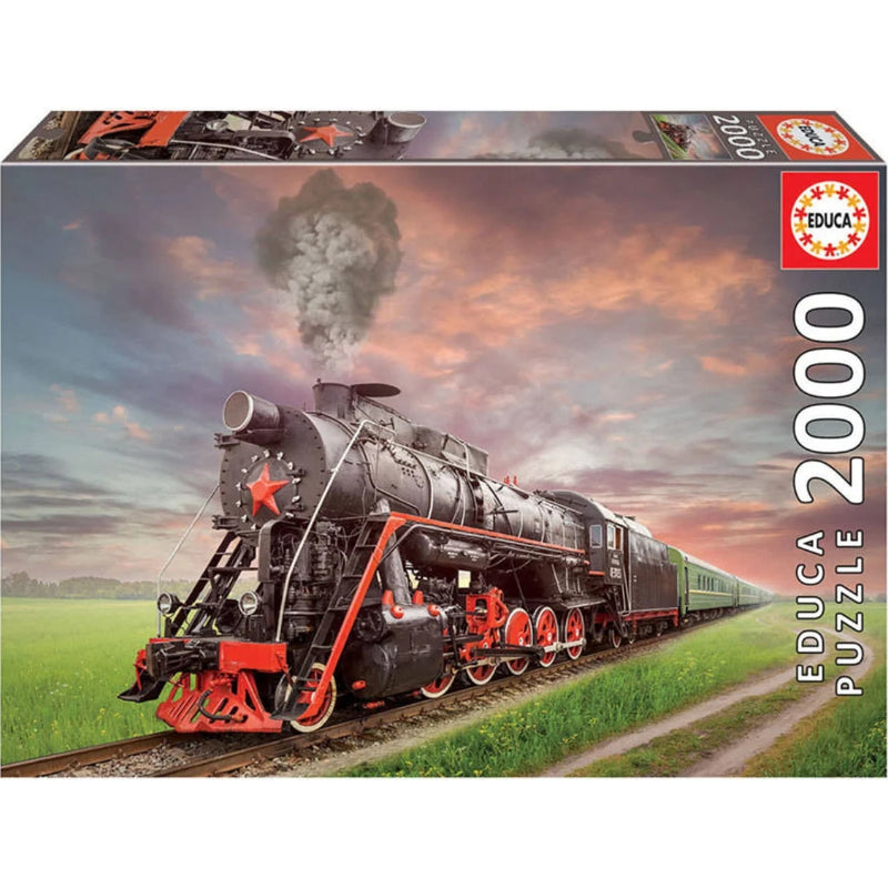 Puzzle 2000 Peças - Locomotiva a Vapor