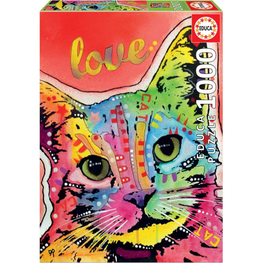 Puzzle 1000 Peças - Tilt Cat Love Dean Russo