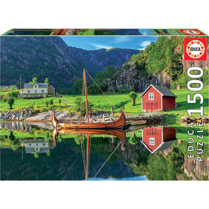 Puzzle 1500 Peças - Barco Viking