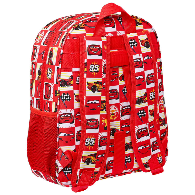 Mochila Escolar Lets Race Cars Disney Pixar - 38cm