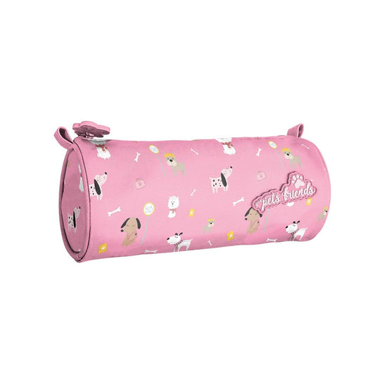 Bolsa Redonda Dog Person Pink - 21cm