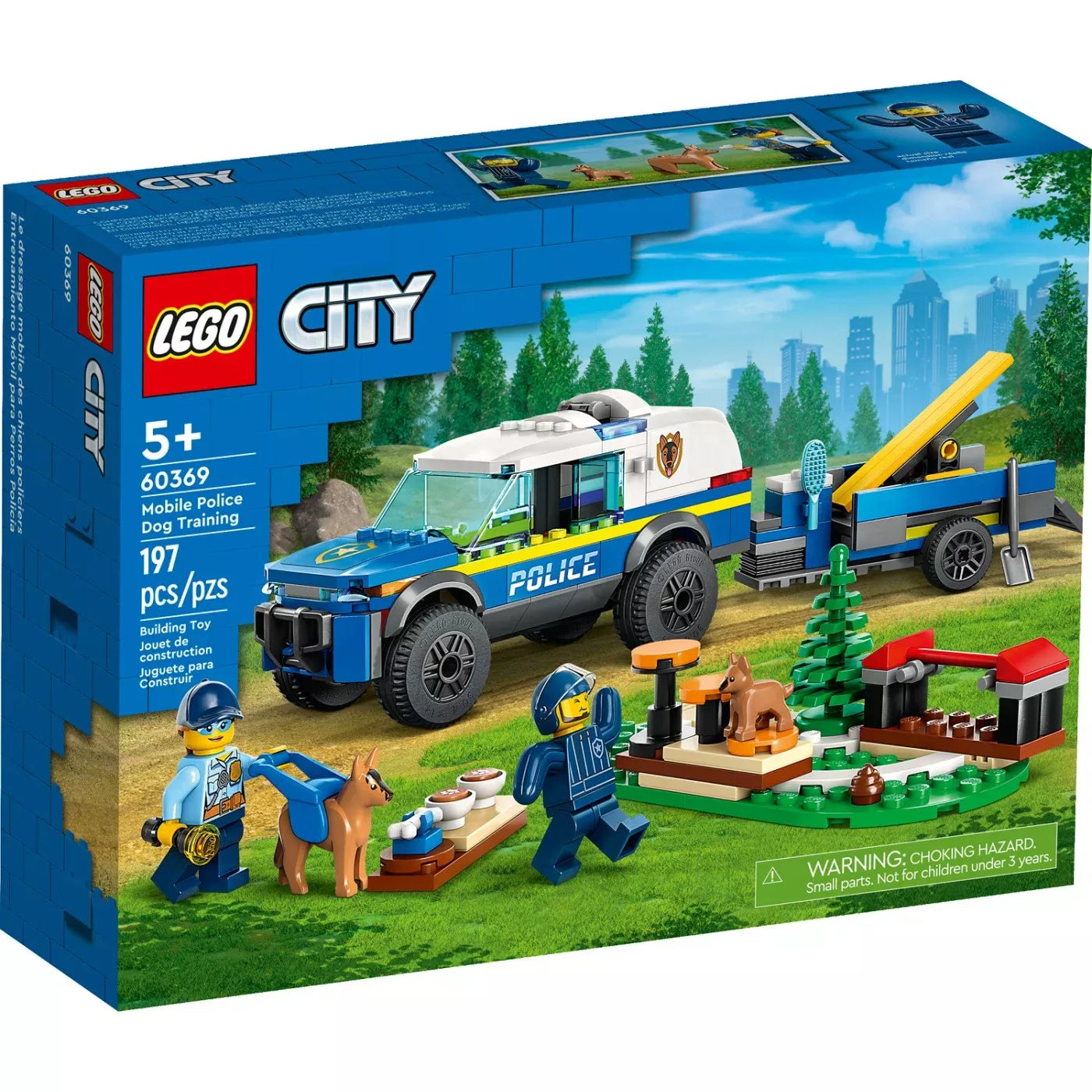 LEGO City 60369 - Treino de Cão-Polícia Móvel