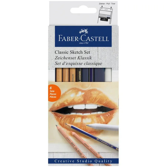 Conjunto de Esboço Clássico - Faber-Castell