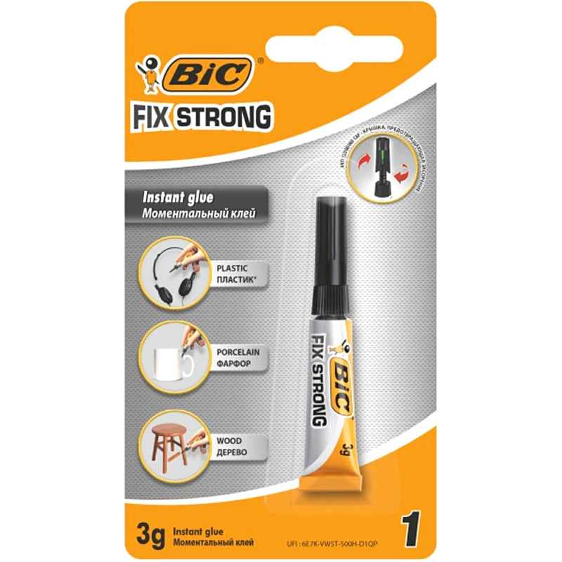 Cola Instantânea BIC Fix Strong 3gr Extra Forte