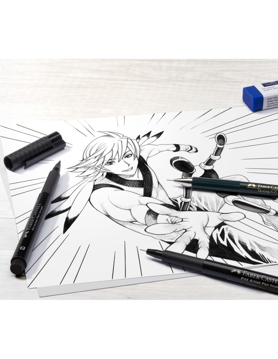 Marcadores Iniciação Desenho Manga  - Set Faber-Castell