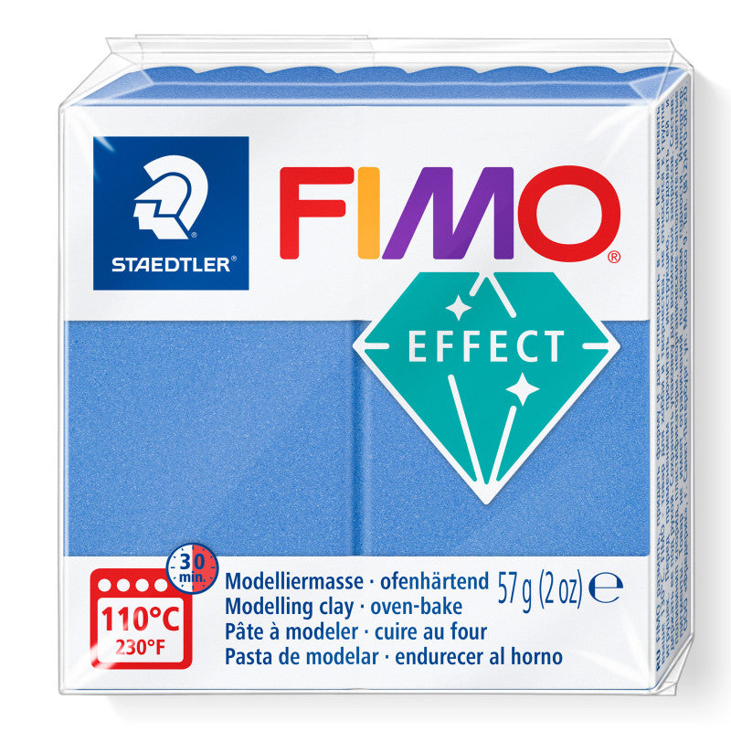 Embalagem de Fimo de 57 gramas com a cor 31 Azul Metálico