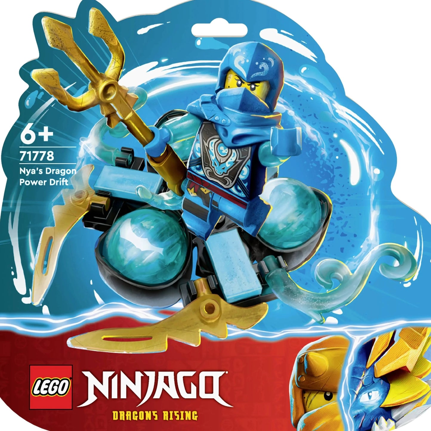 LEGO Ninjago 71778 - Impulso Spinjitzu, Poder de Dragão da Nya