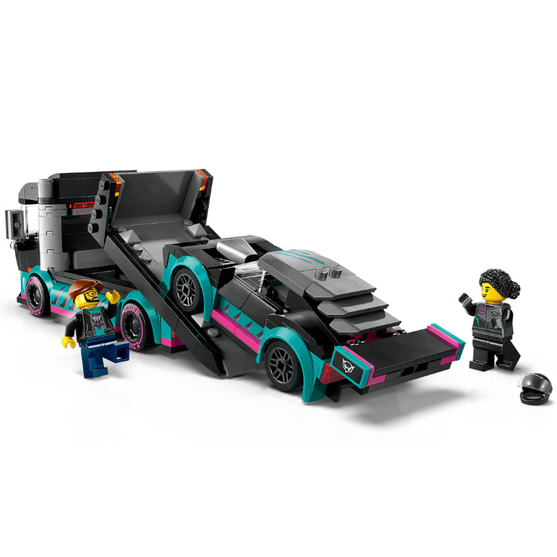 LEGO City - Carro de Corrida e Camião de Transporte de Carros (60406)