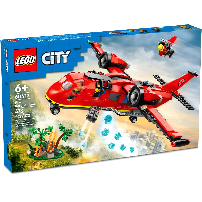 LEGO City - Avião de Resgate dos Bombeiros (60413)