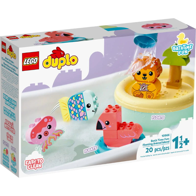 LEGO Duplo - Hora do Banho Divertido: Ilha de Animais Flutuantes (10966)