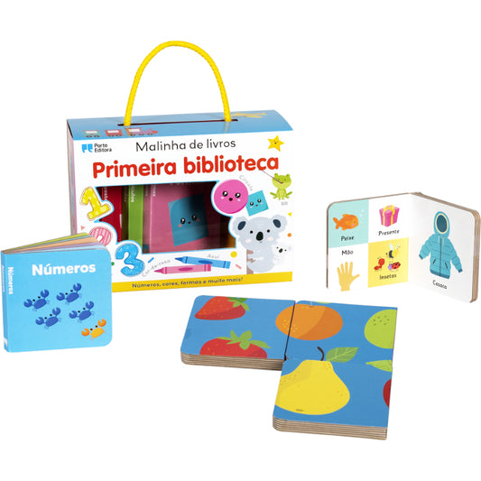 Malinha de Livros: Primeira biblioteca